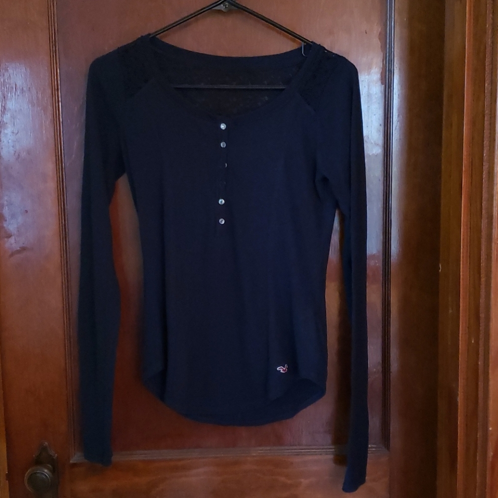 Hollister Henley slim fit shirt